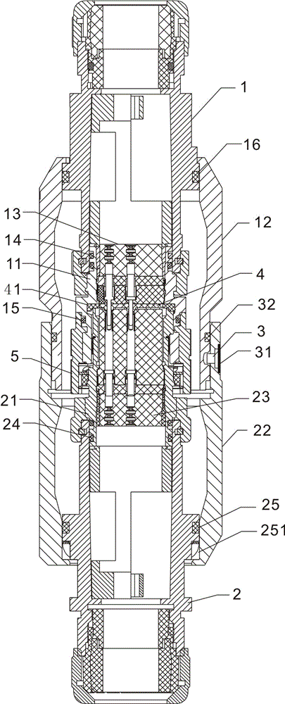 Antifouling sealing structure of connector