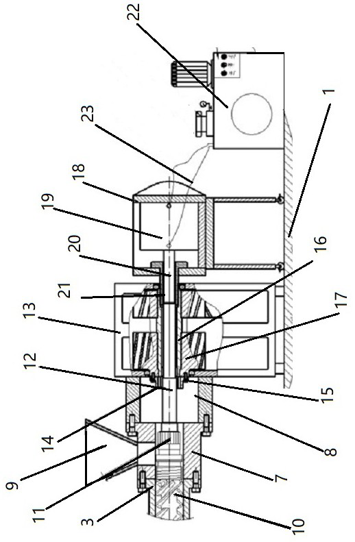 Screw ejection device of rubber extruder