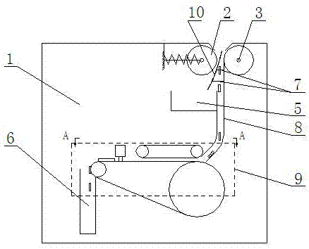 Banknote coin sorting device for coin boxes