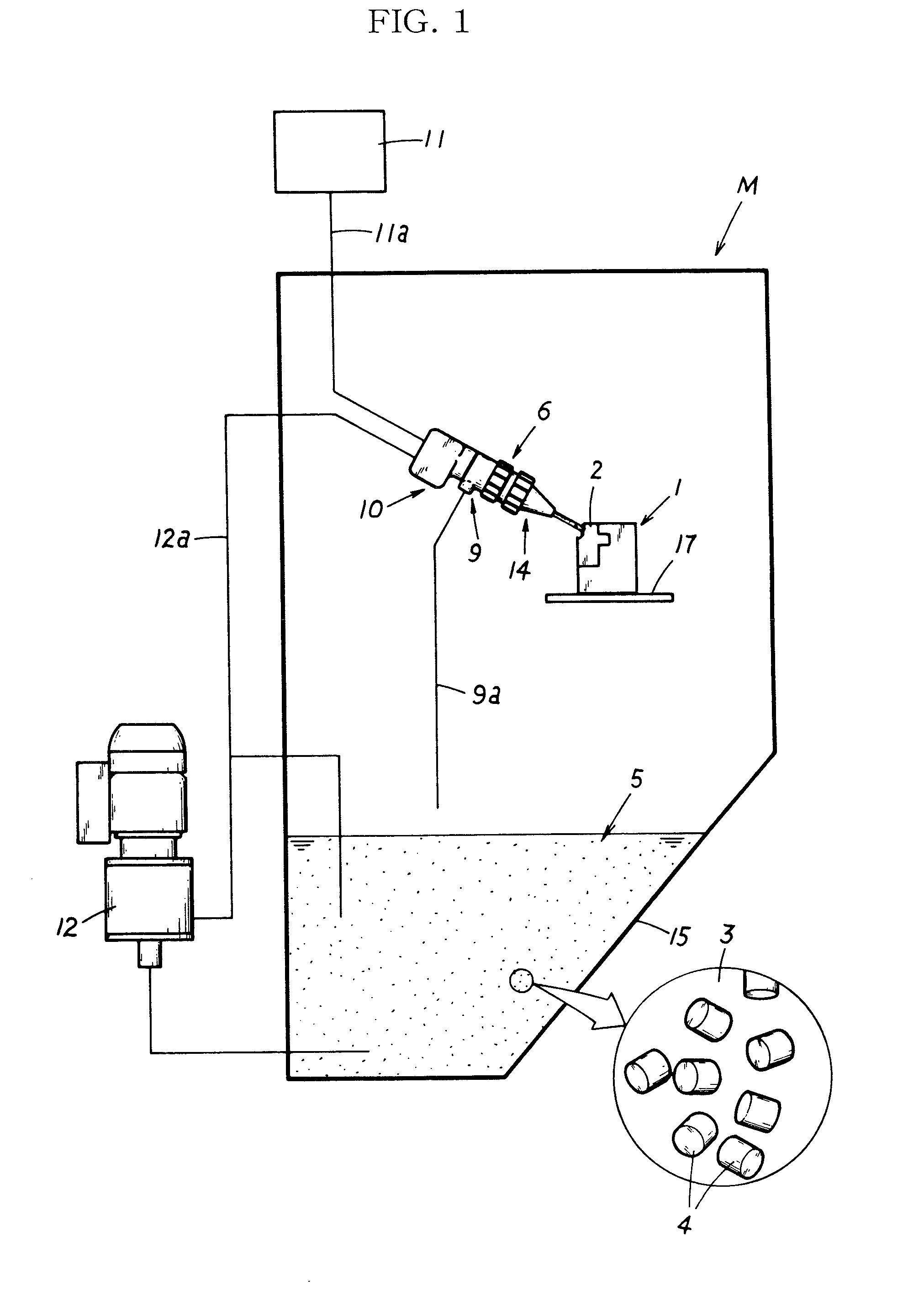 Support material removing method