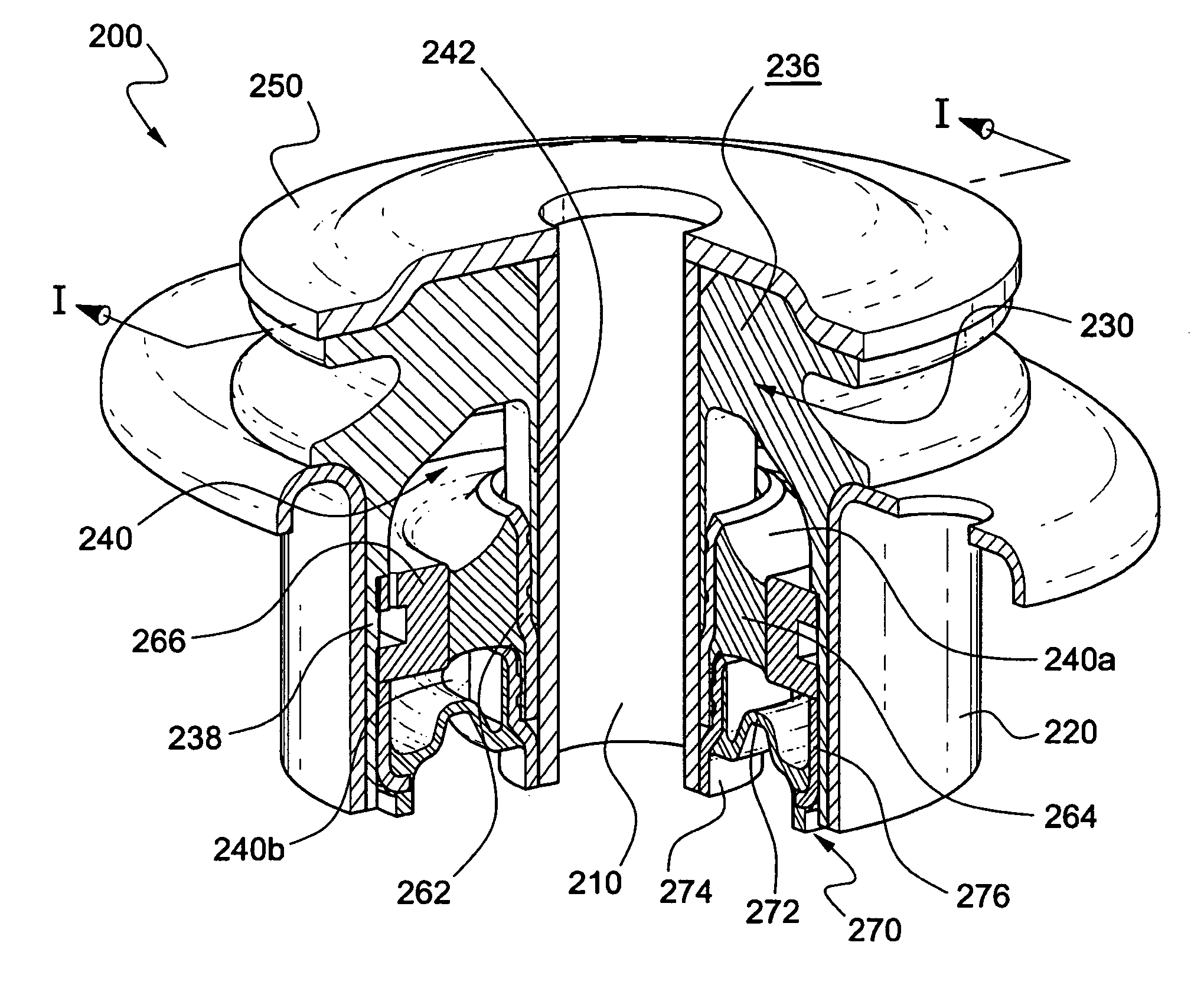Bush type hydraulic rubber mount and method of making same