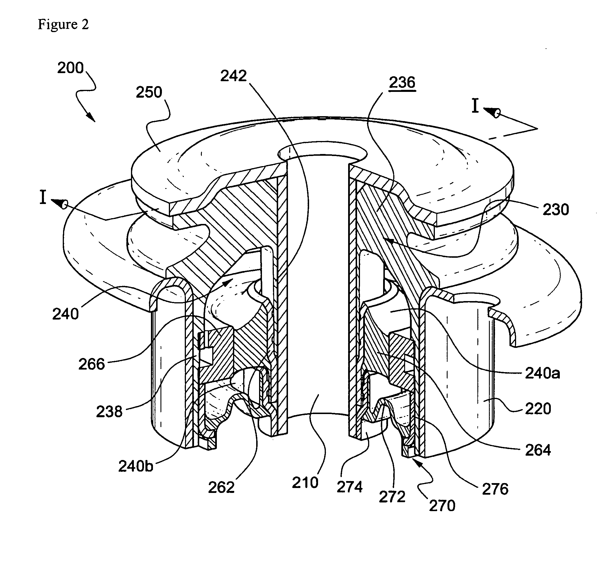 Bush type hydraulic rubber mount and method of making same