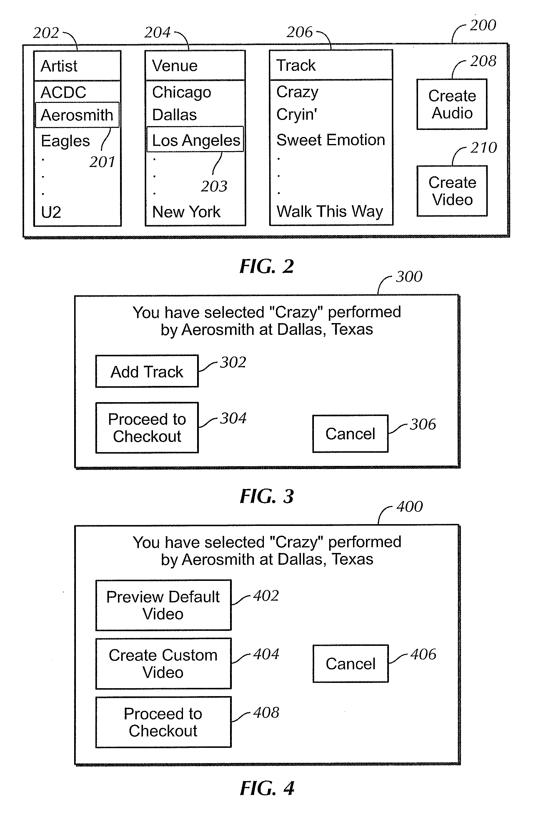 Method and apparatus for creating a custom track