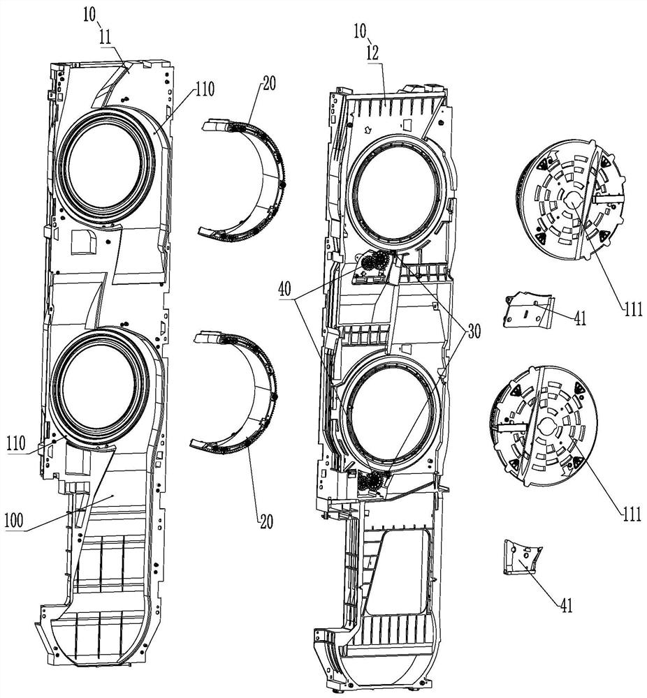 Air duct structure, air conditioner and air conditioner control method