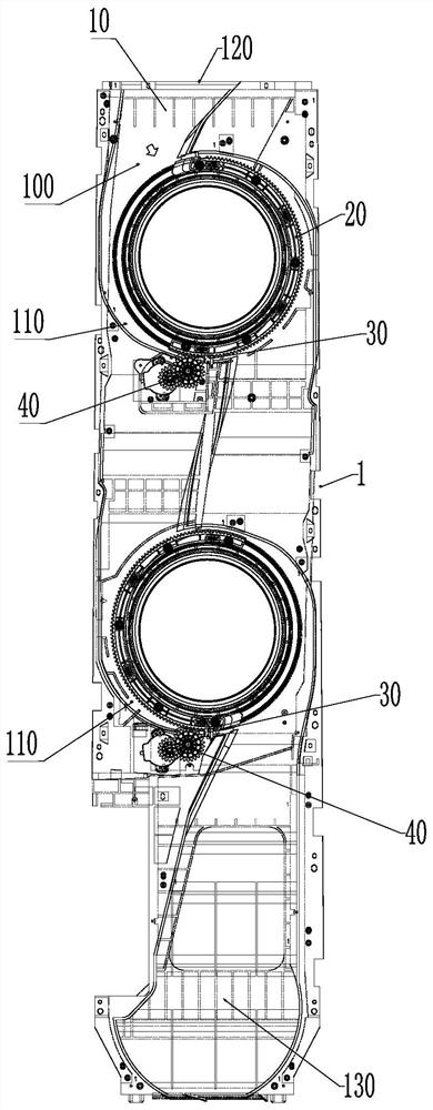 Air duct structure, air conditioner and air conditioner control method