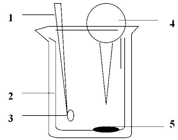 Method for searching blind core deposit by utilizing carbonic particles