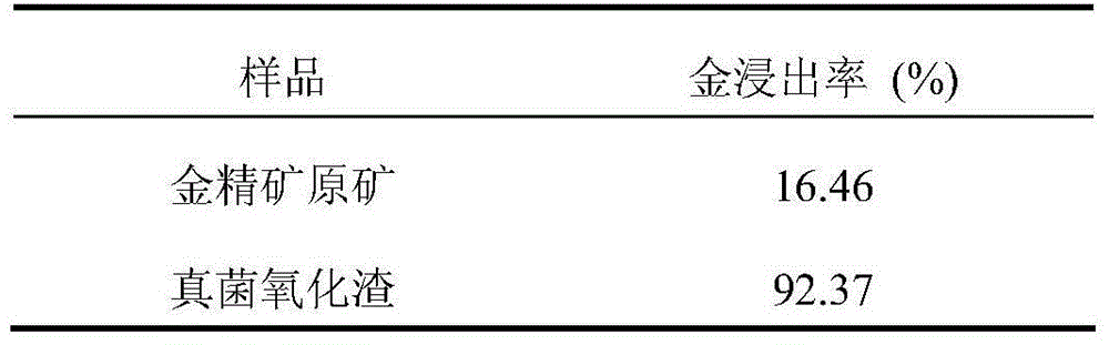 Fungus pre-oxidization method for arsenic-containing and carbon-containing double refractorygoldore