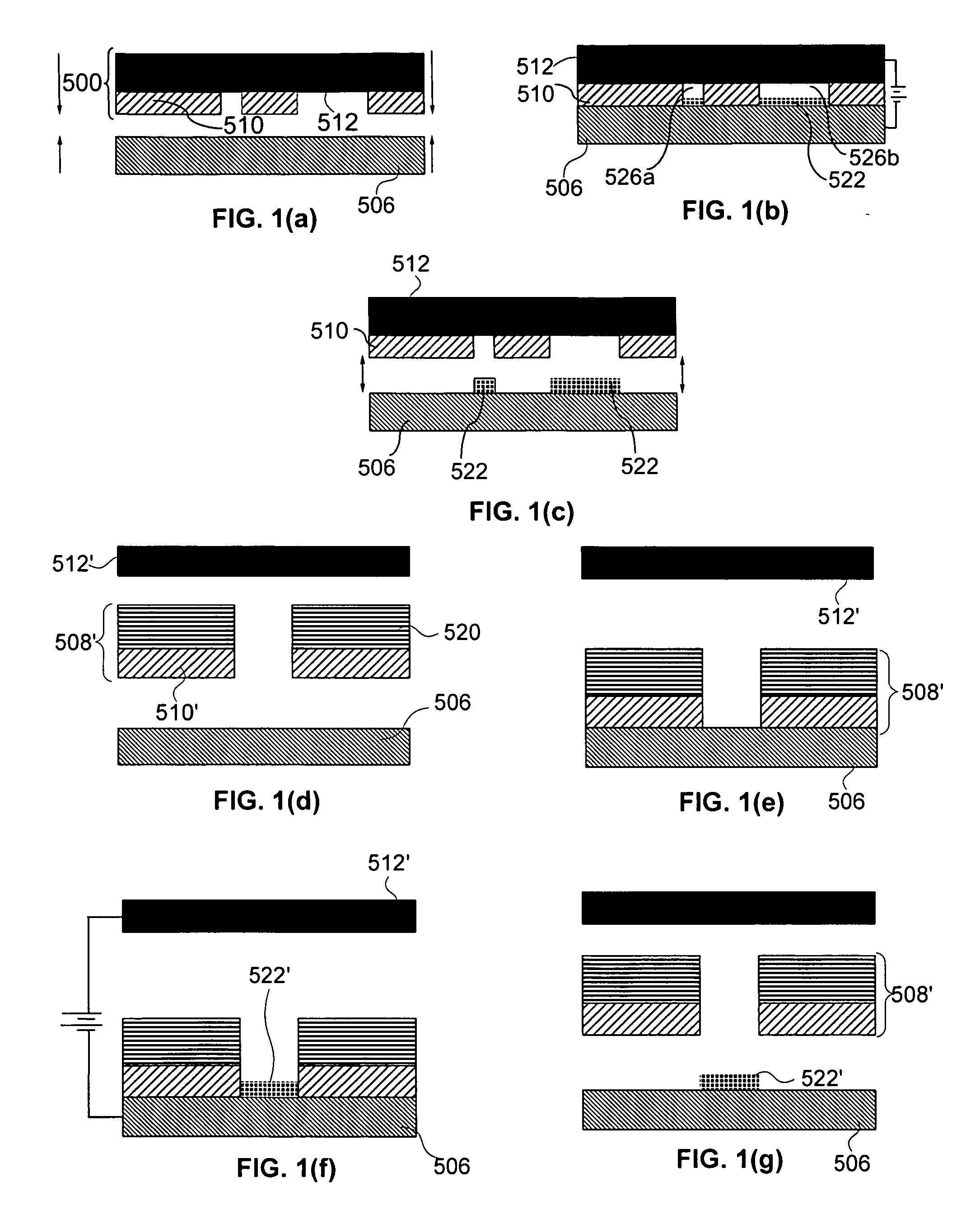 Methods and apparatus for forming multi-layer structures using adhered masks