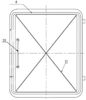 A track-type underground roadway waterproof sealing door