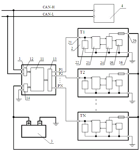 Terminal system of intelligent electrical apparatus