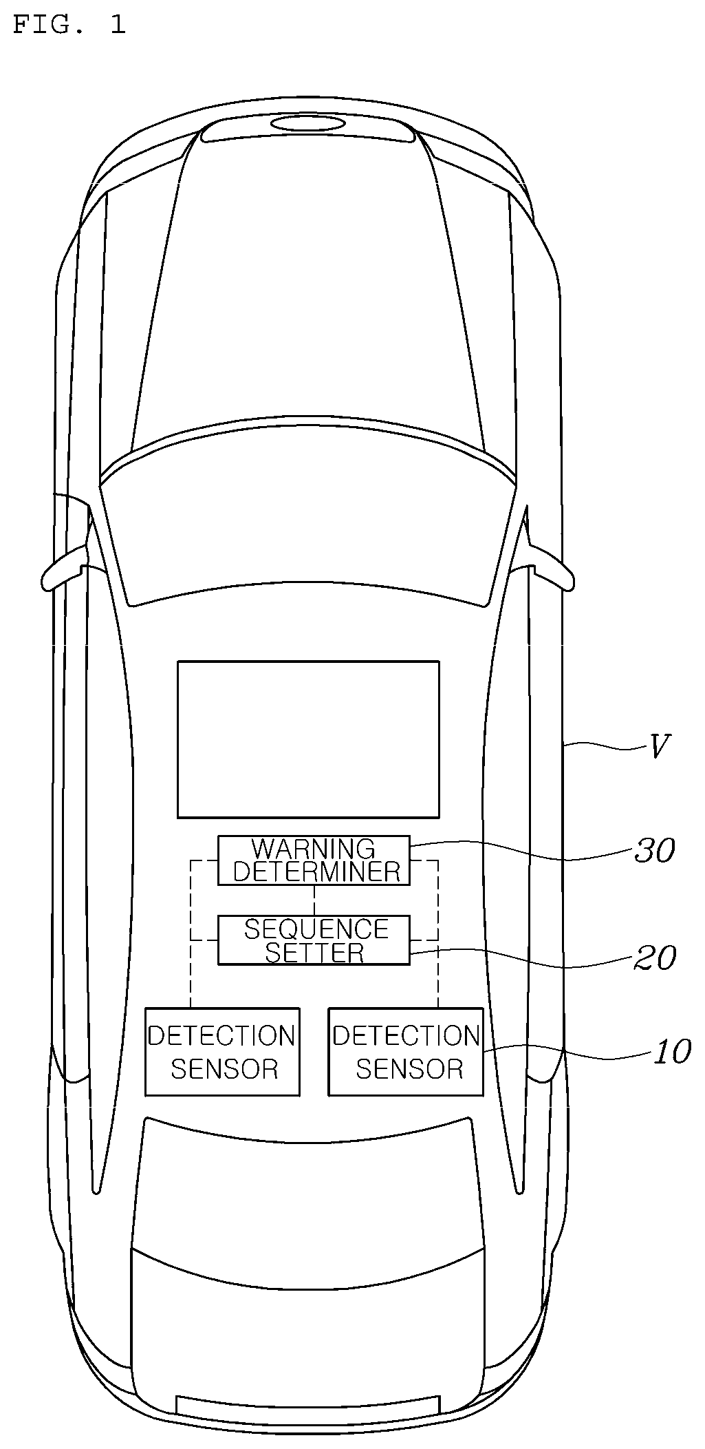 Rear lateral blind-spot warning system and method for vehicle