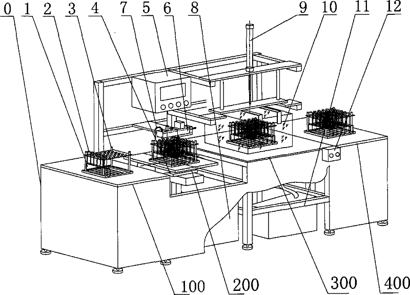 Acid adding machine for storage battery