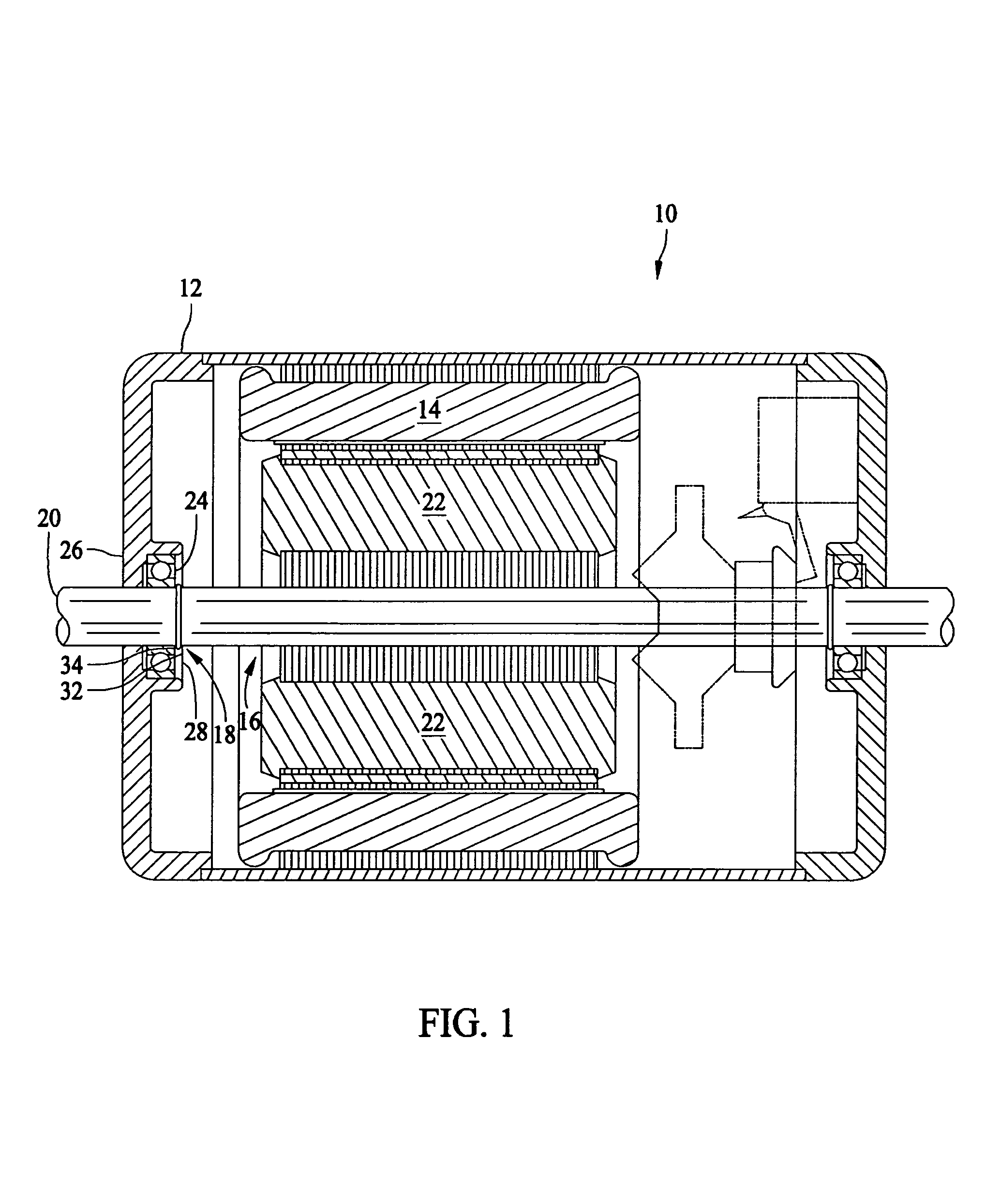 Bearing current reduction assembly