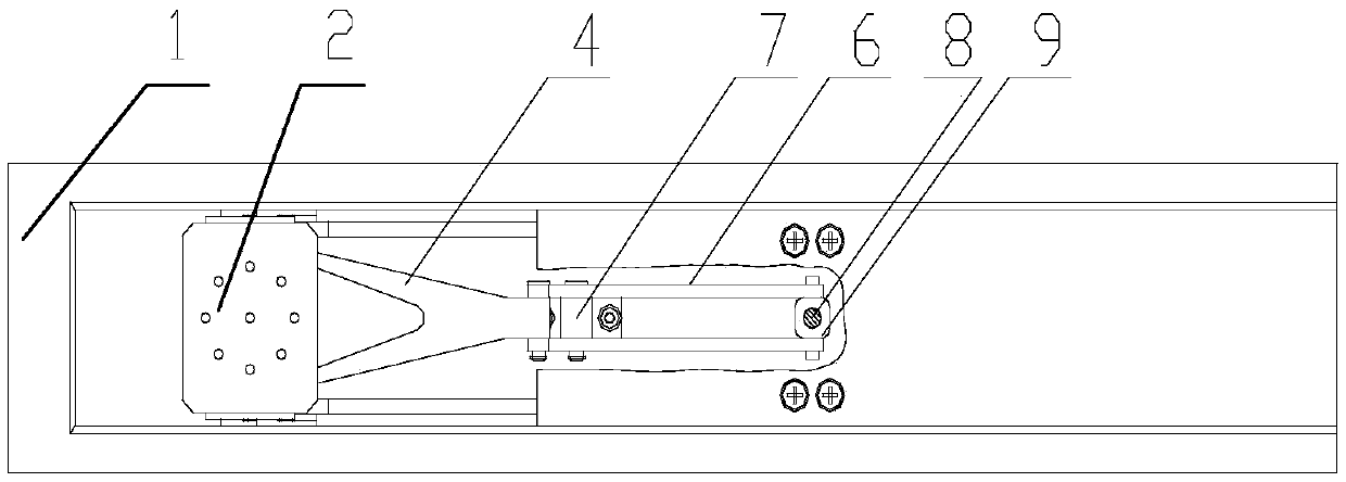 The flame shielding device of the electric plug-in mechanism of the launching device
