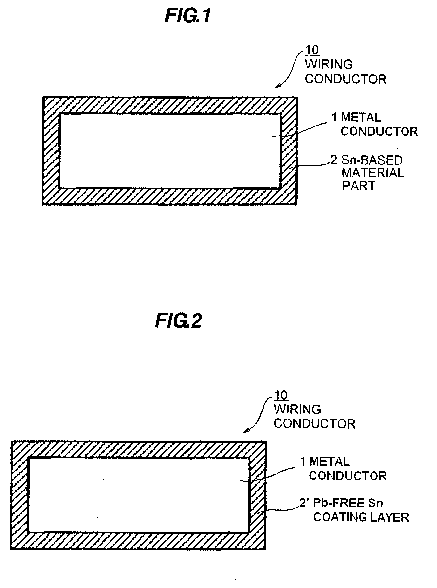 Pb-free Sn-based material, wiring conductor, terminal connecting assembly, and Pb-free solder alloy