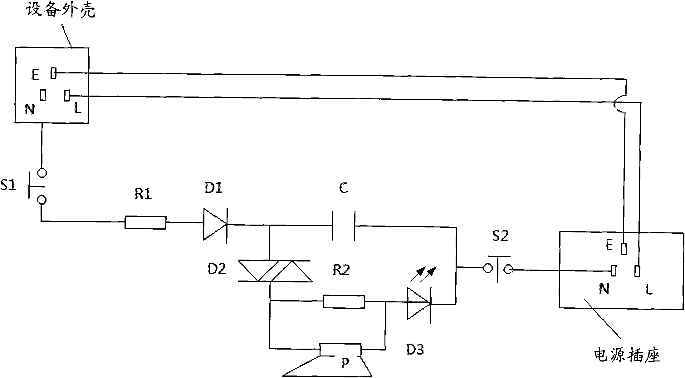 Creepage detection circuit