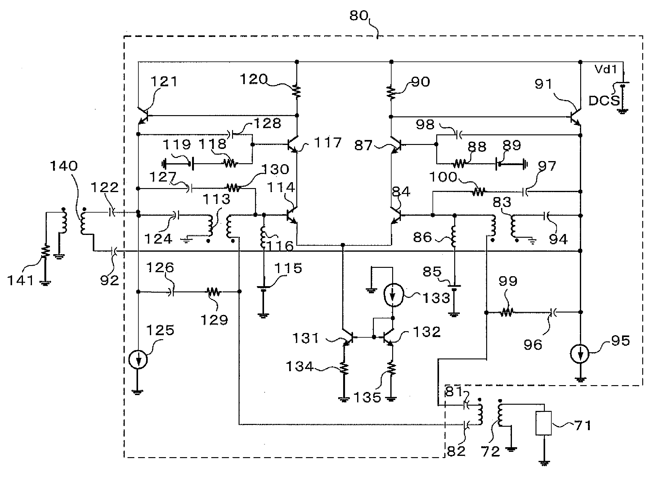 Low noise amplifier and differential amplifier