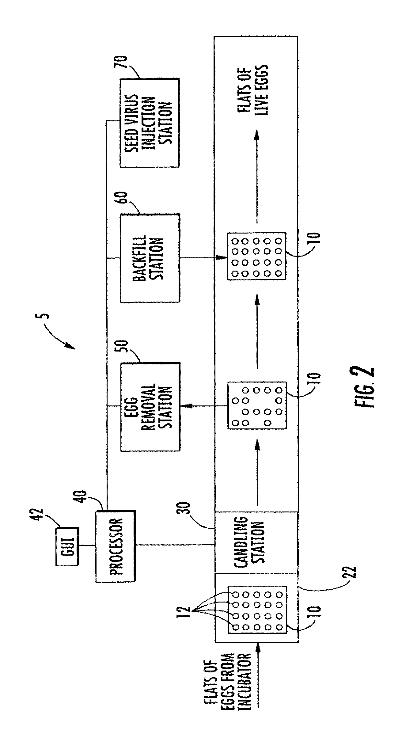 Methods and apparatus for identifying live eggs