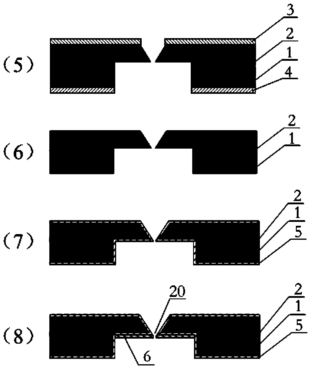 Deoxyribonucleic acid (DNA) sequencing device based on graphene nanopore-microcavity-solid-state nanopore and manufacturing method