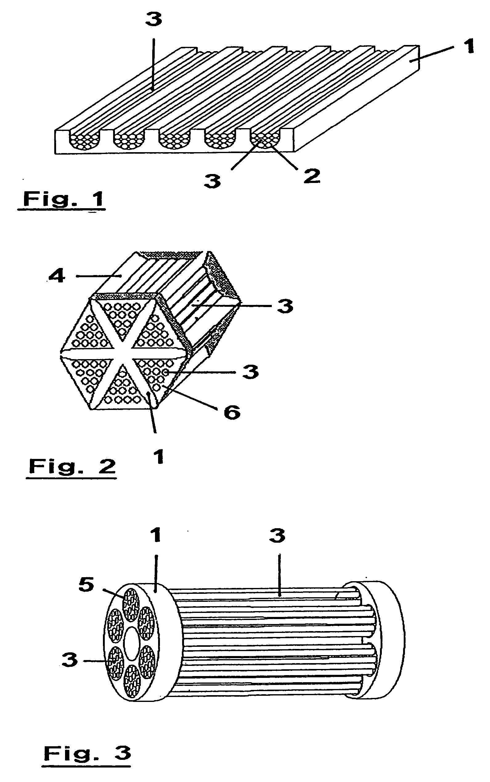 Method for producing a hollow fiber membrane module or a capillary membrane module