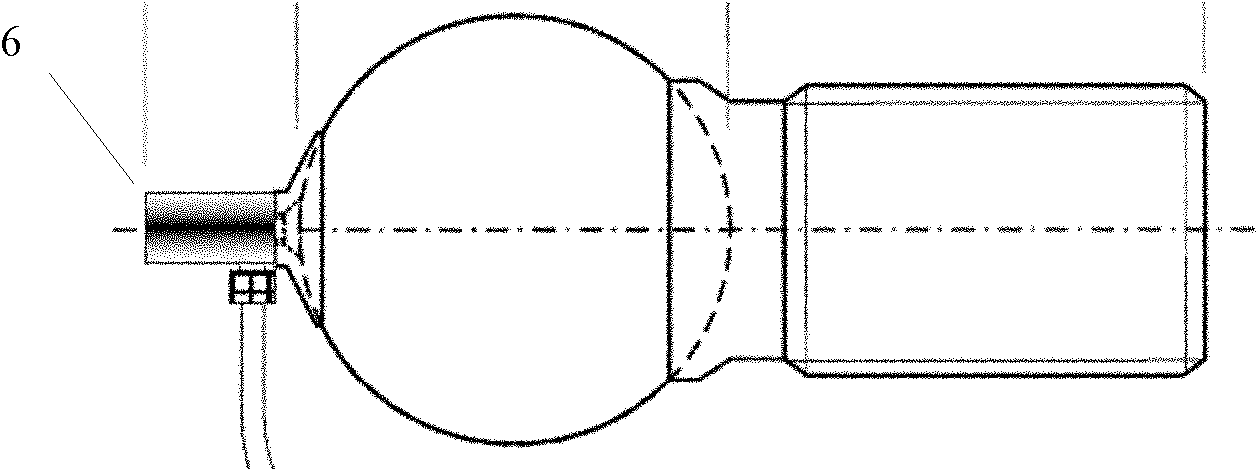 Control method for quelling robot of vibration acceleration transducer