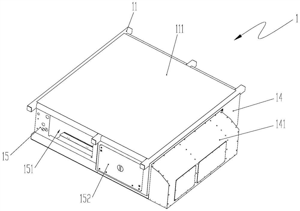 Rail transit converter air cooling system test device and method