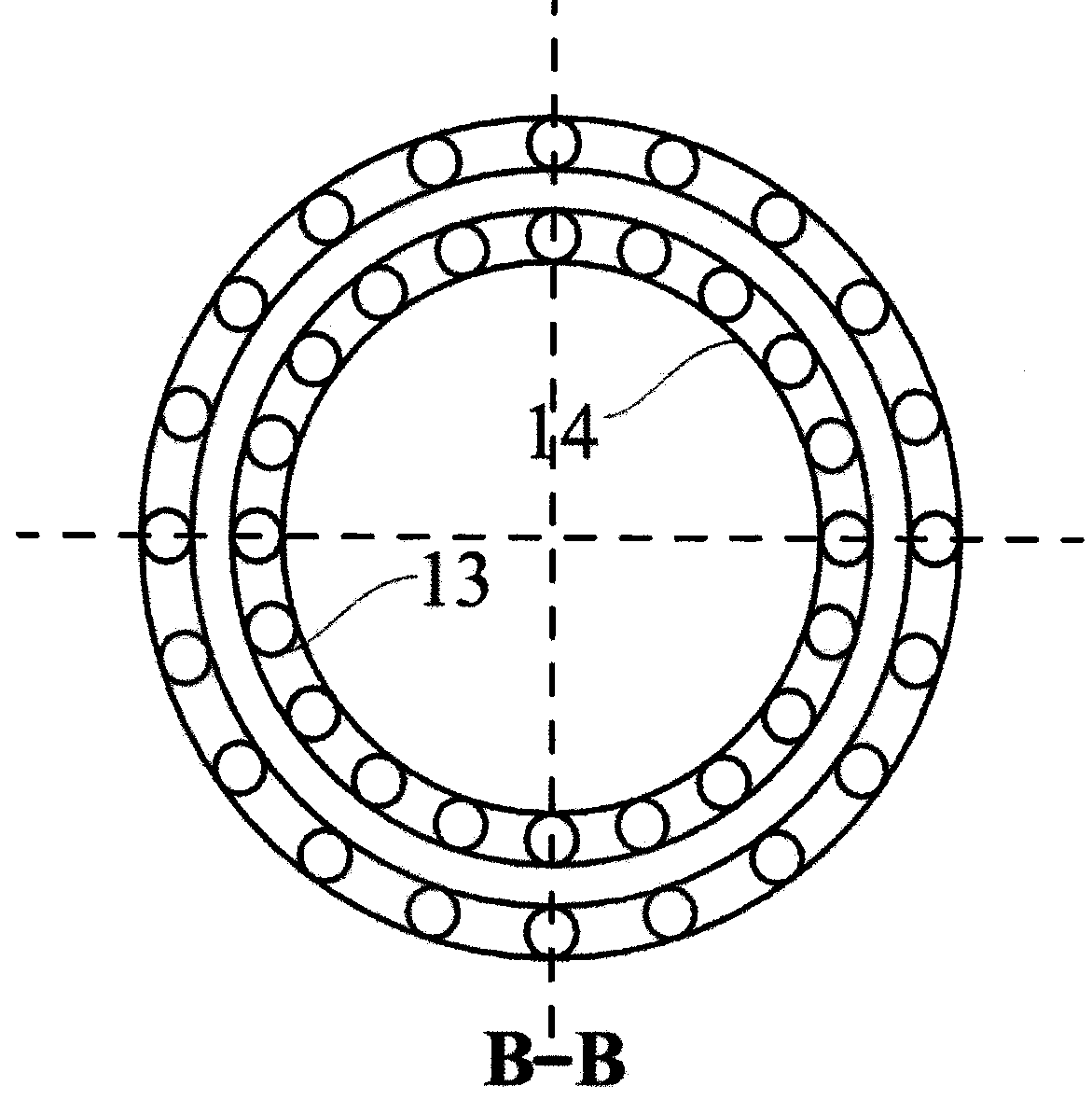 Multi-nozzle entrained-flow bed gasification furnace