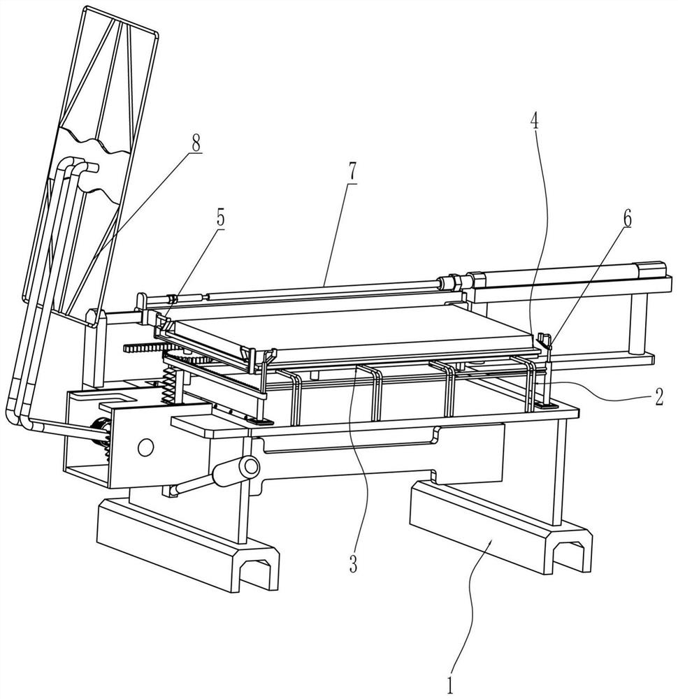 A sound-absorbing board scraping device for engineering construction