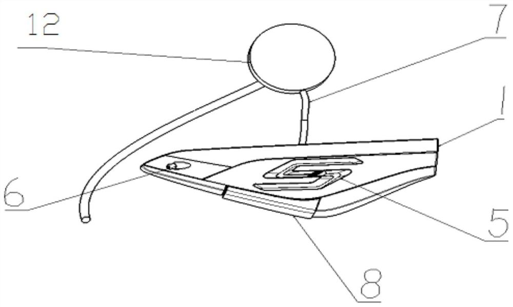 Fender decorating part with movable cleaning function