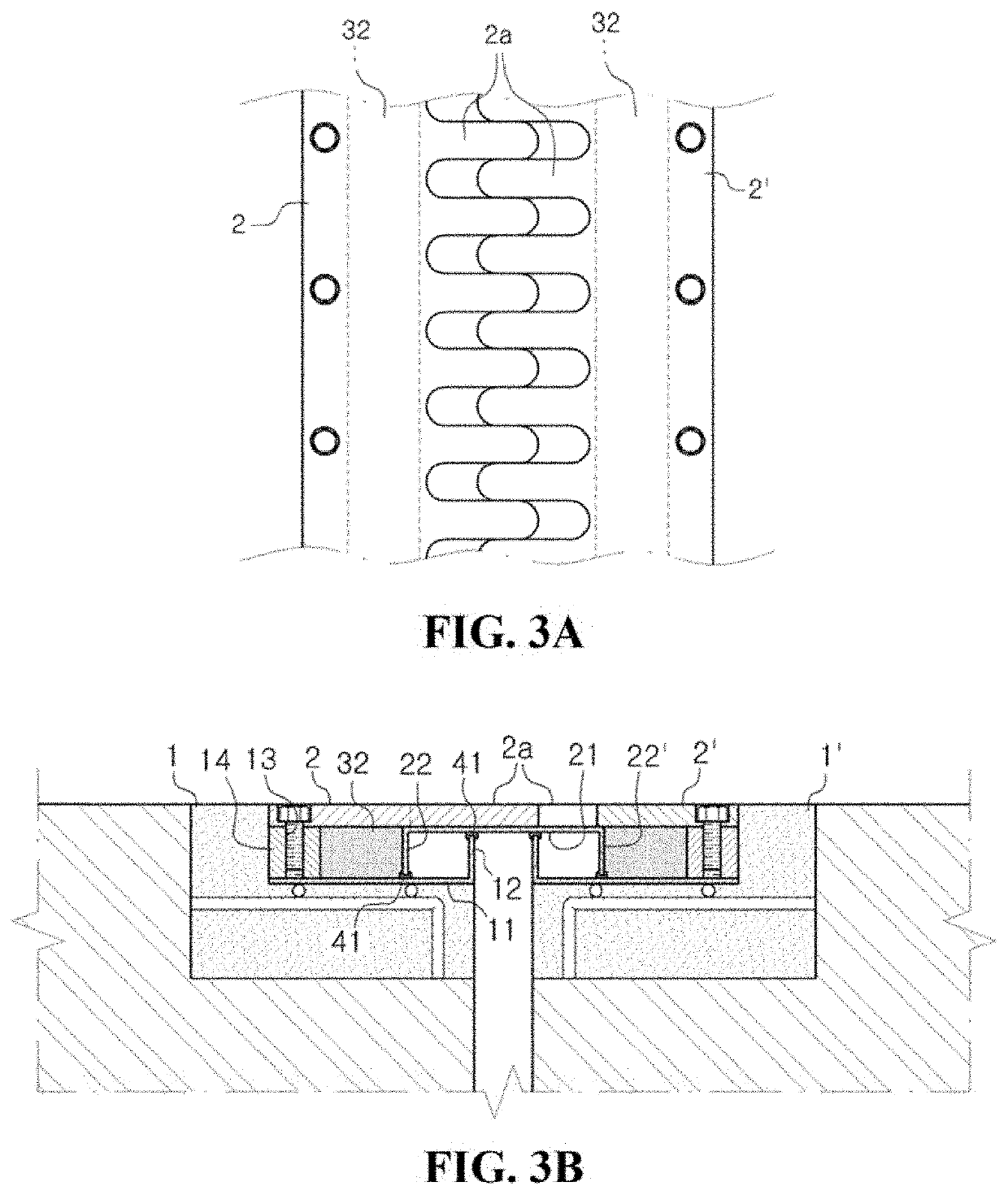 Finger-type expansion joint device without drainage sheet