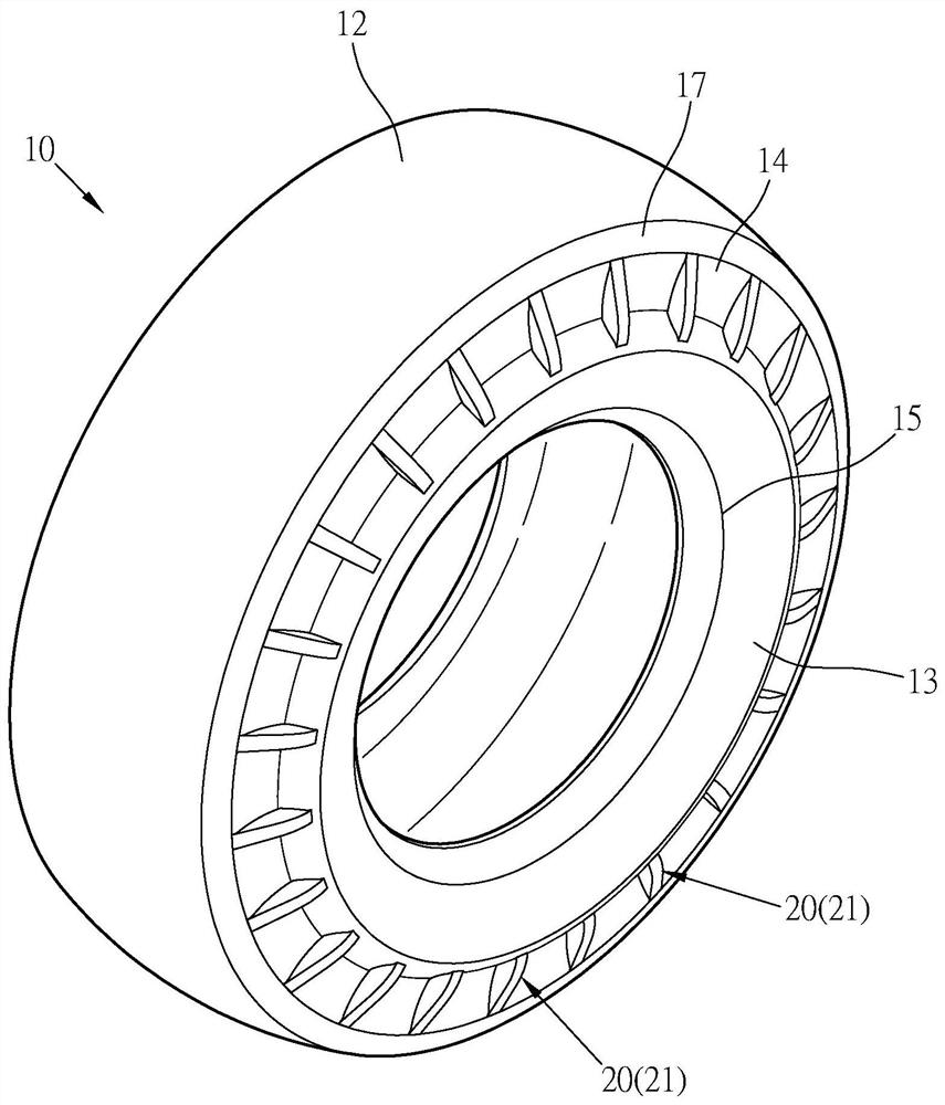 Tire with tire bead structure