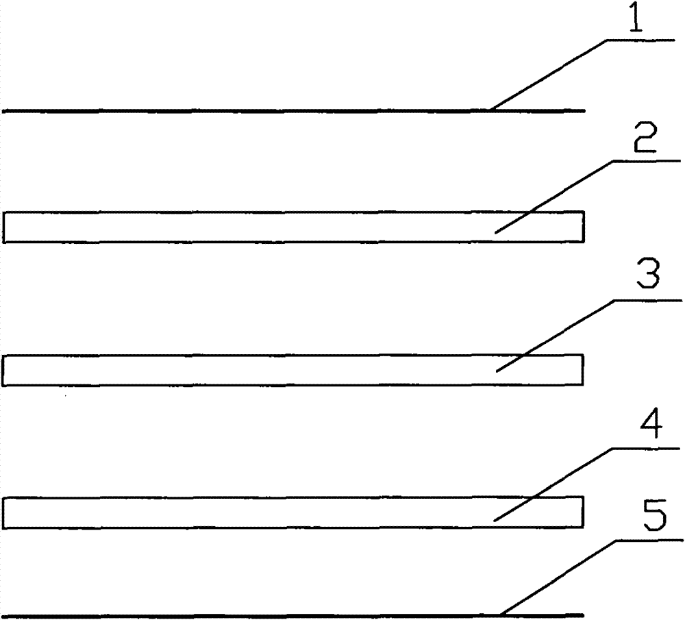Pressing and breakover process and laminating board structure of circuit board