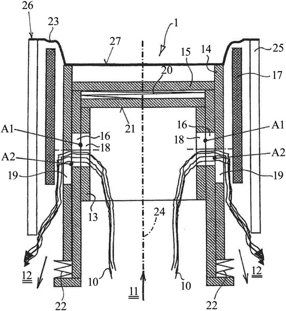 Controllable oil separation device