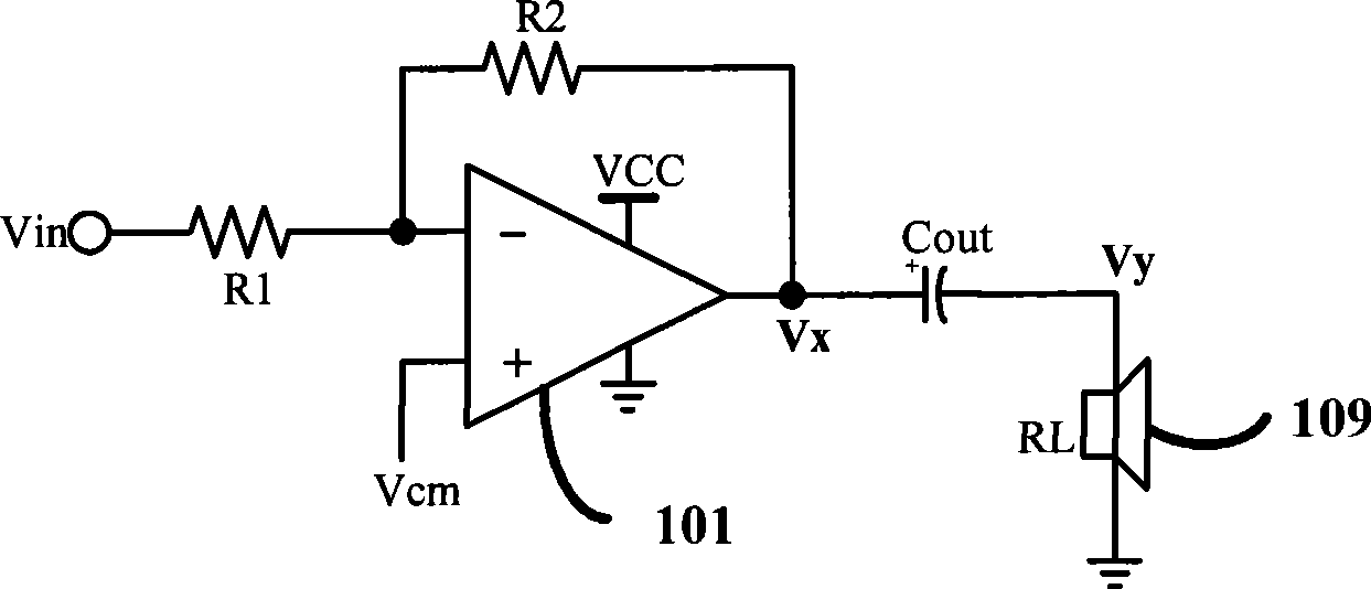 Audio power amplifier with improved low frequency performance