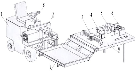 Ship cable cutting vehicle