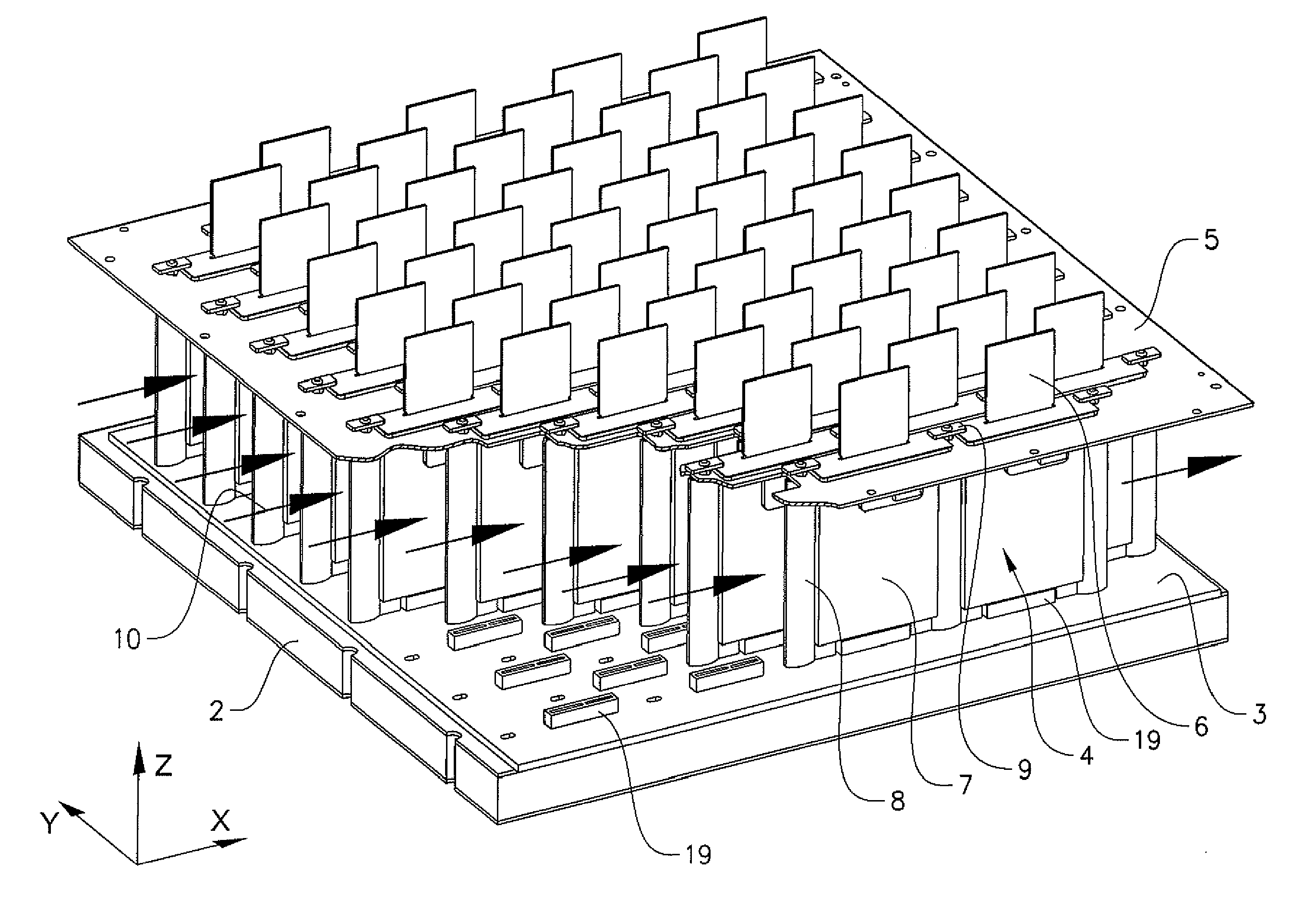 Mounting system for transmitter receiver modules