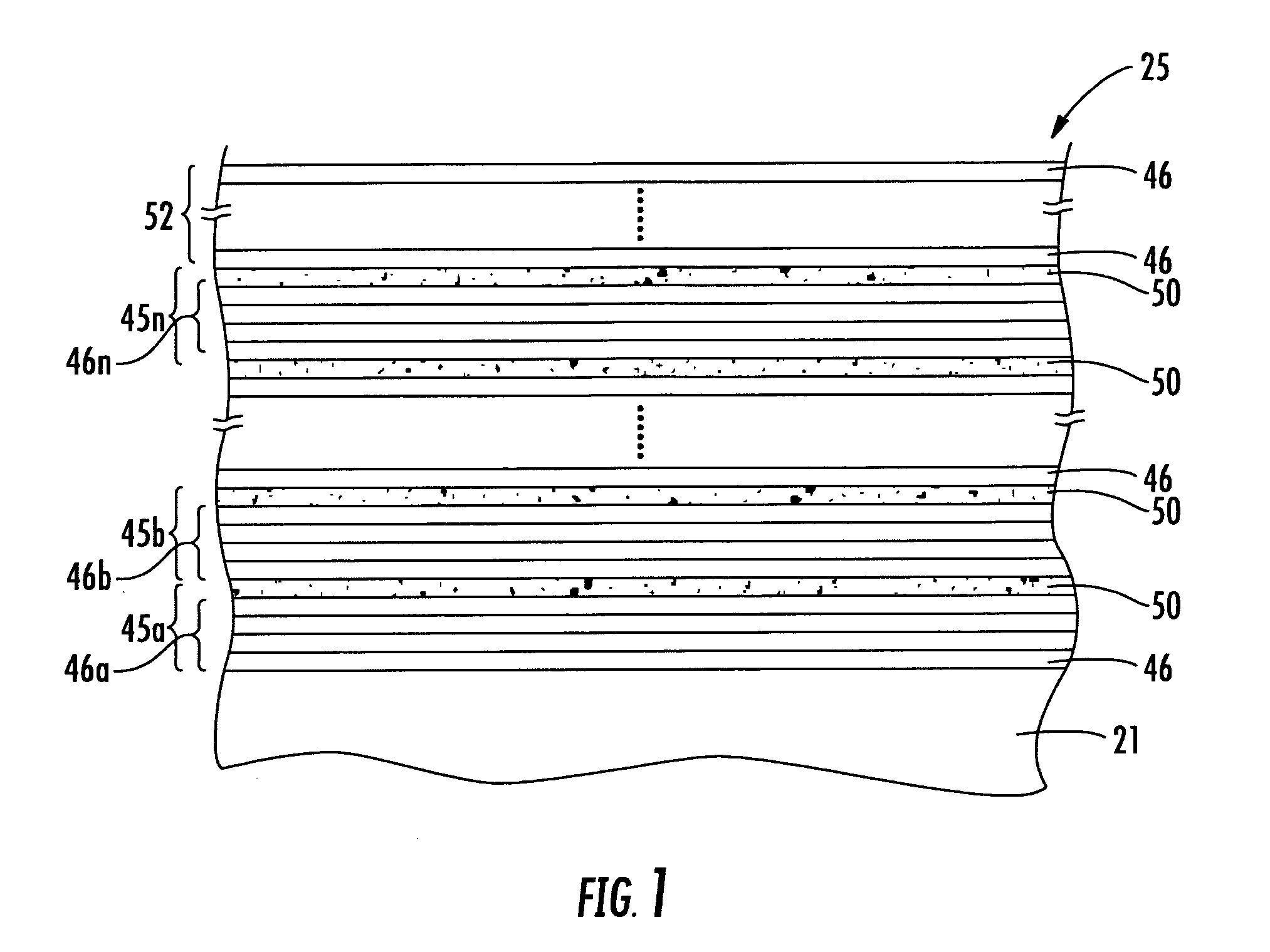 Electronic device including a poled superlattice having a net electrical dipole moment