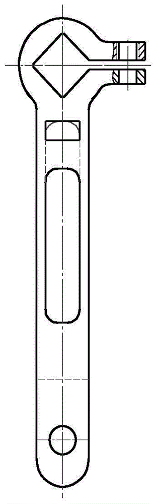 Connecting rod mechanism of unmanned aircraft rudder system