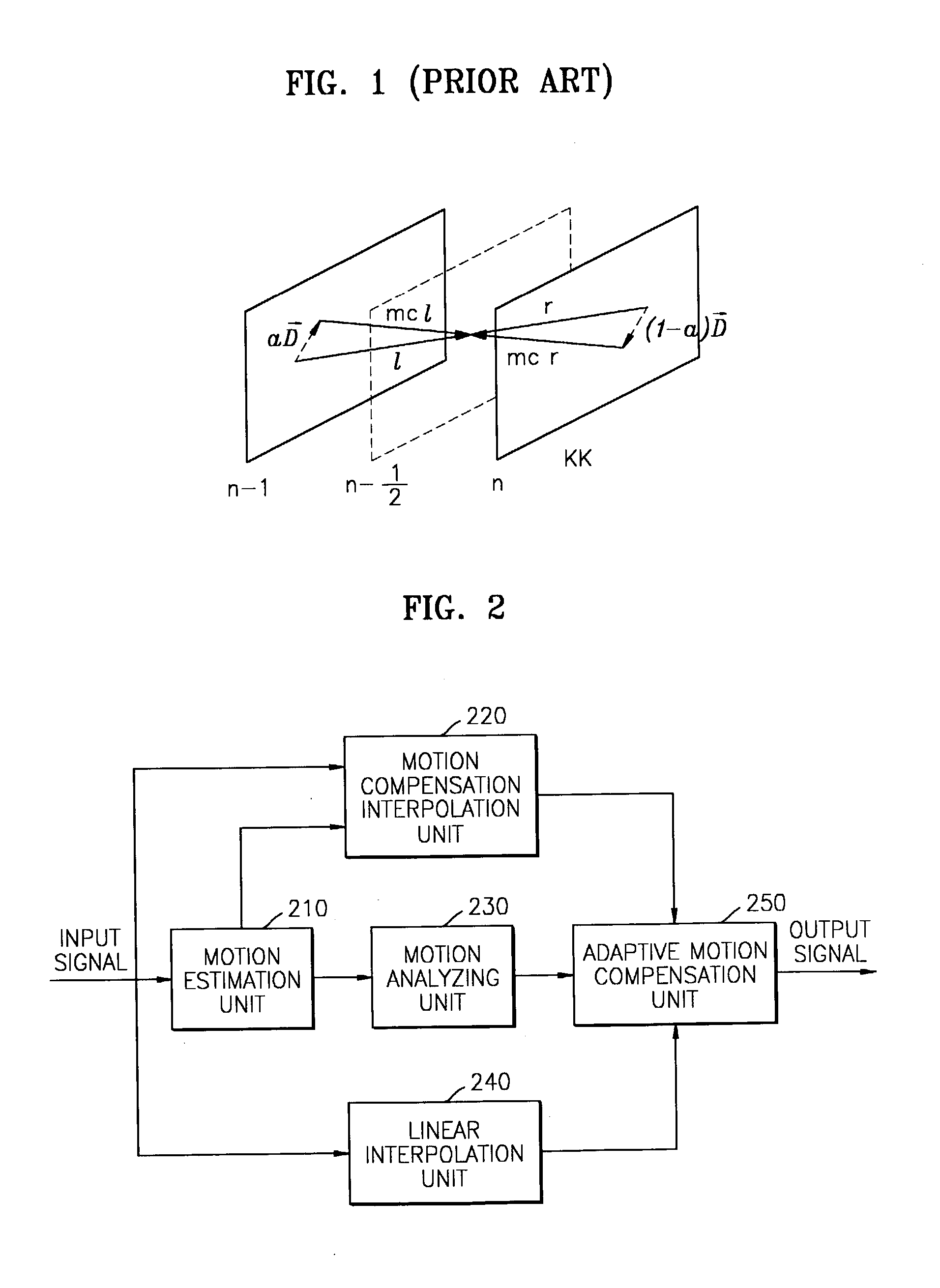 Apparatus and method of converting frame and/or field rate using adaptive motion compensation