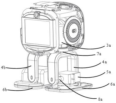 Walking gait planning method for foot type desktop pet robot