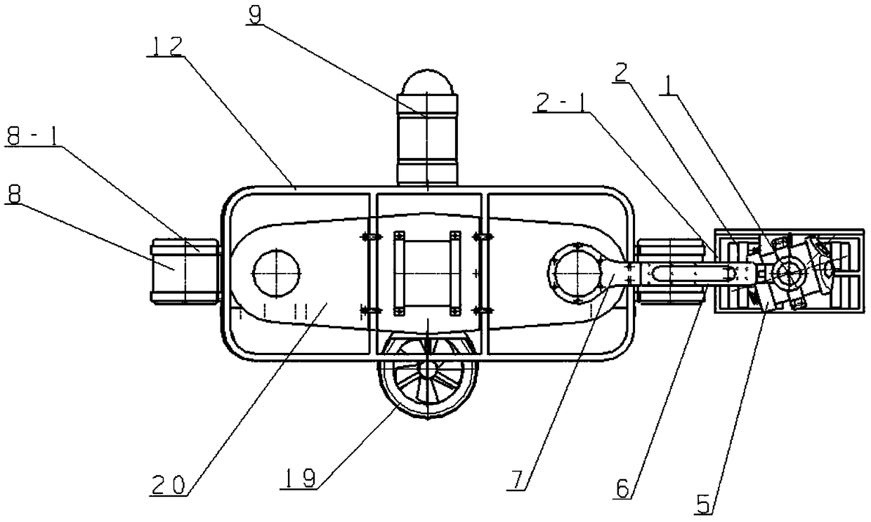 Underwater autonomous operating robot and operating method thereof