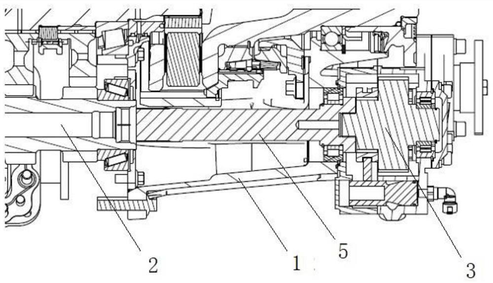 Power take-off system and gearbox integrated with oil pump
