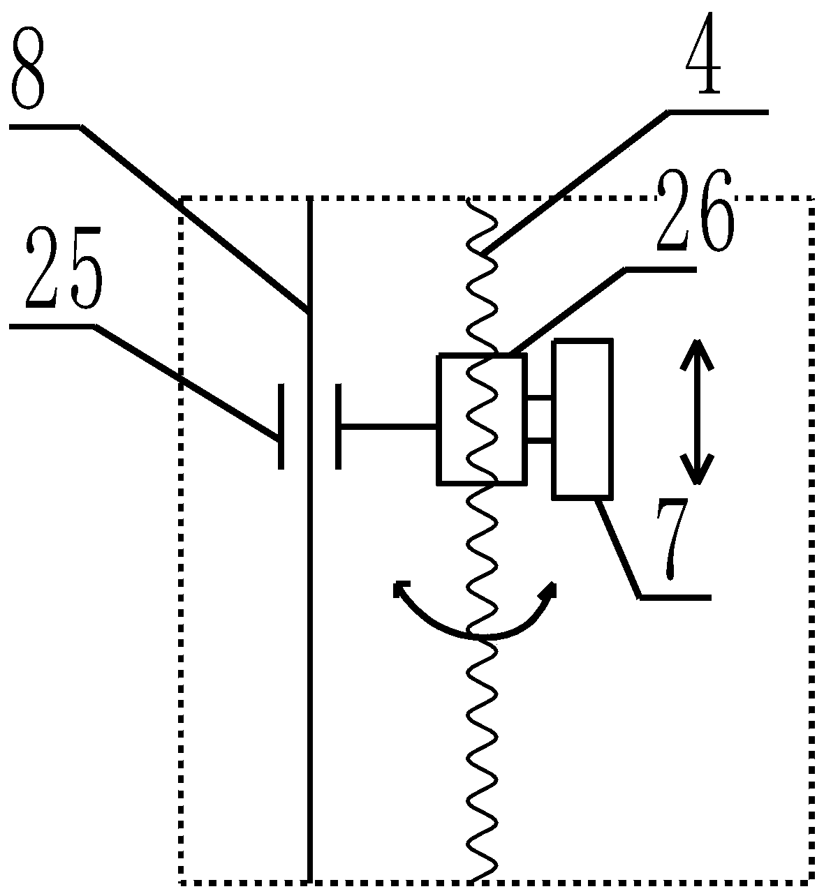 Cable winding and unwinding device