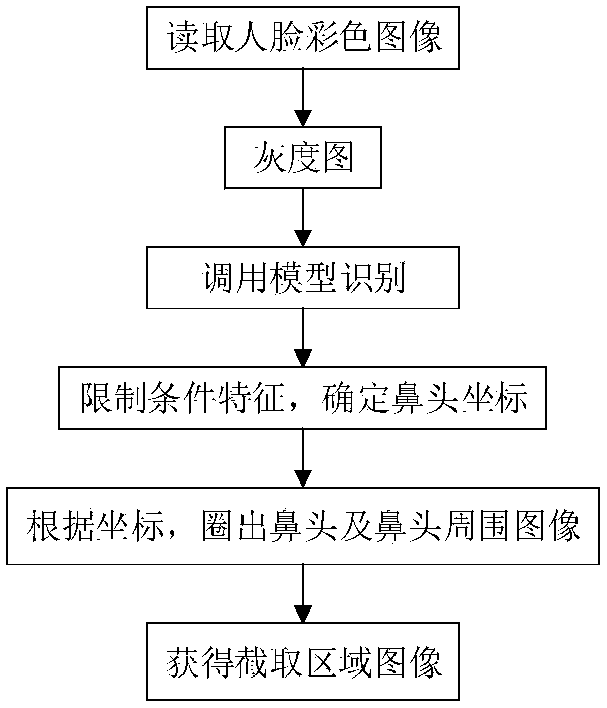 Blackhead recognition processing method and system