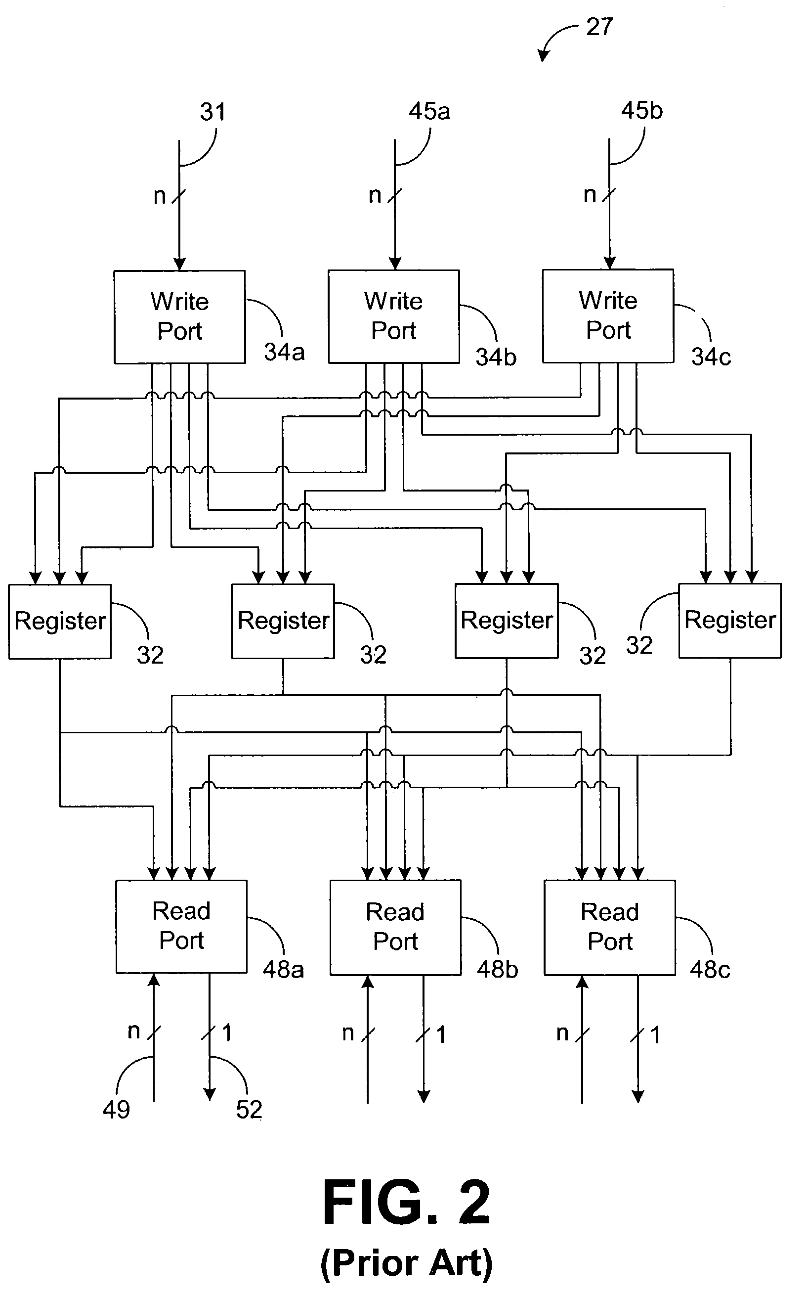 Processing system and method for efficiently enabling detection of data hazards for long latency instructions