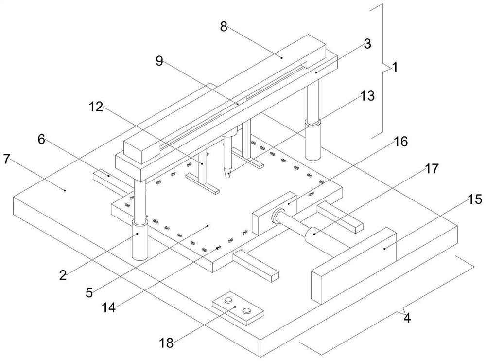 Silk screen laser welding device