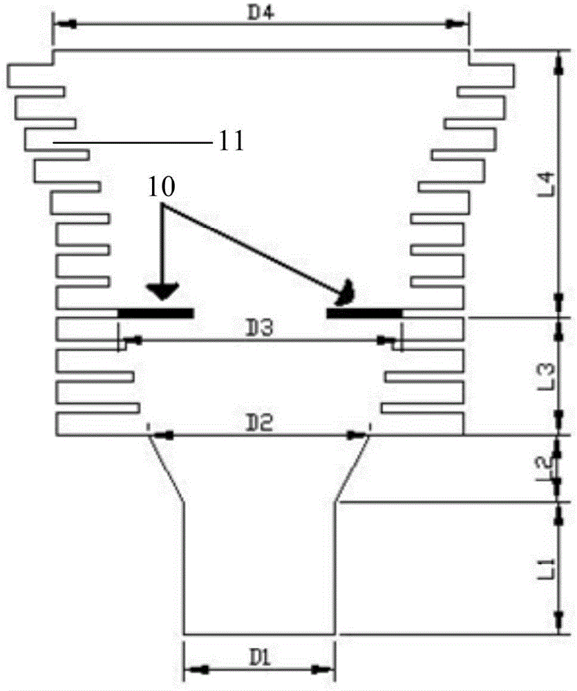 Antenna and corrugated horn feed source thereof