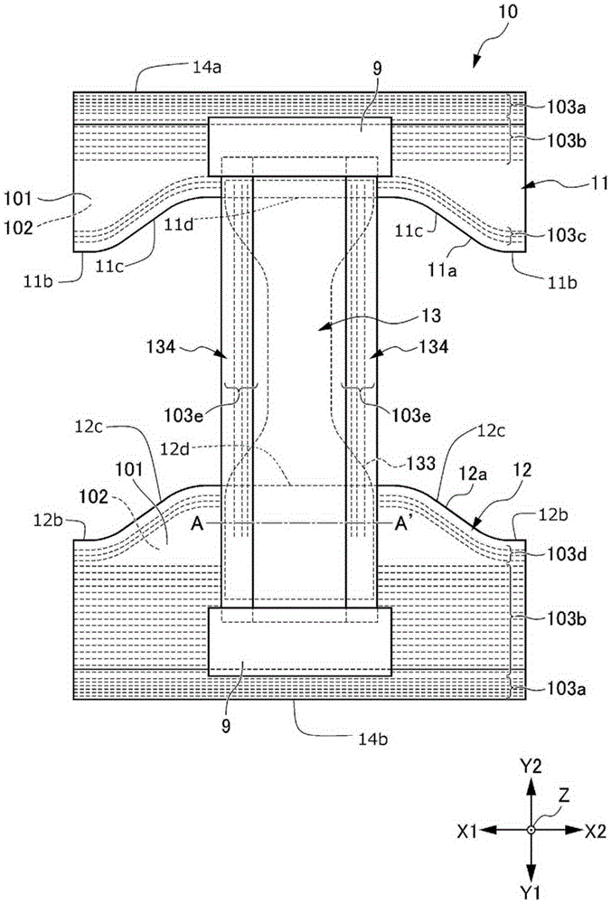 Disposable pant-type underwear, and manufacturing method therefor