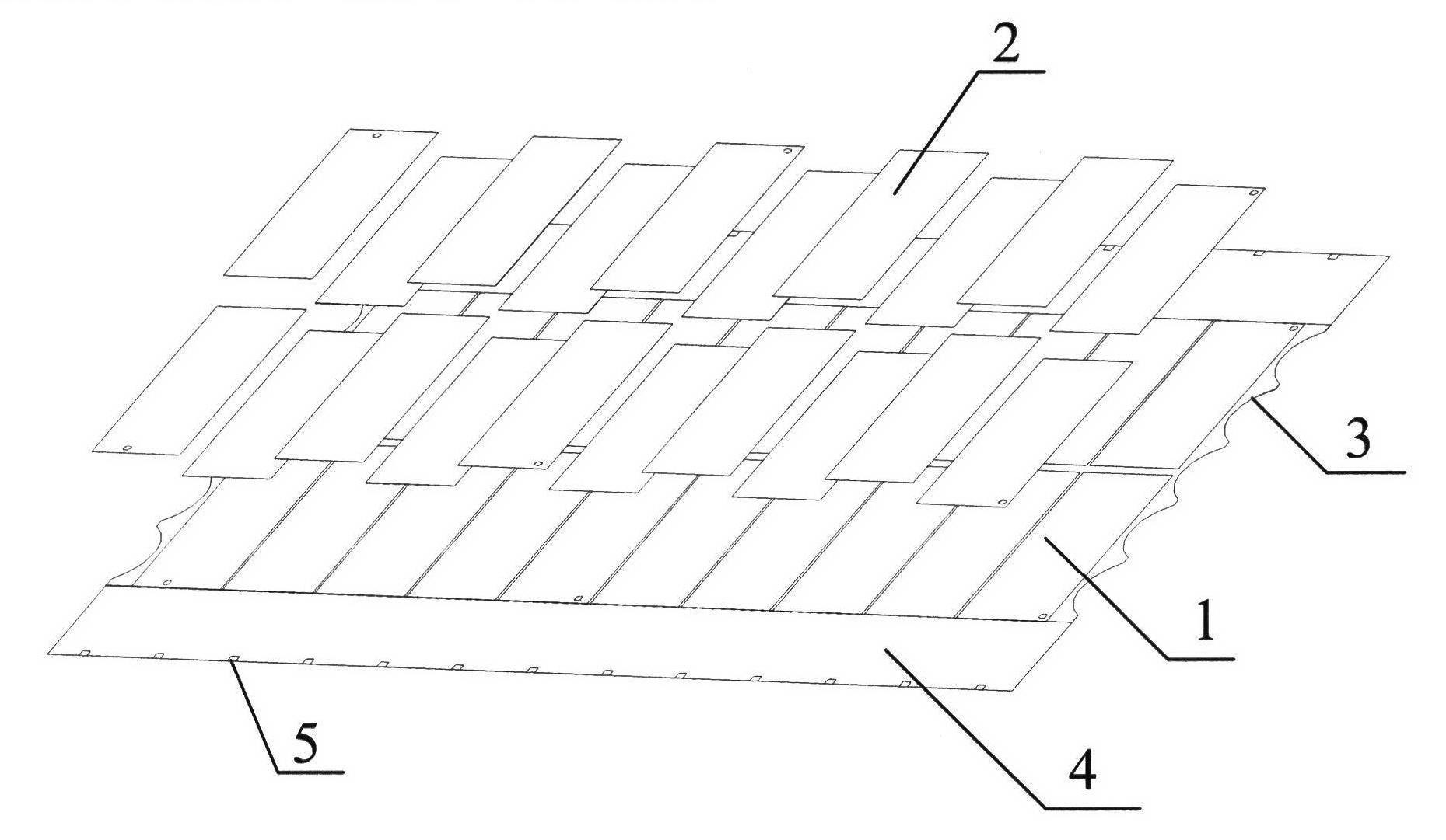 Method for preparing pre-tension membrane structure antenna