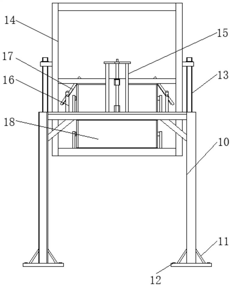 Conveying belt device capable of conveniently lifting and used for transporting automobile parts